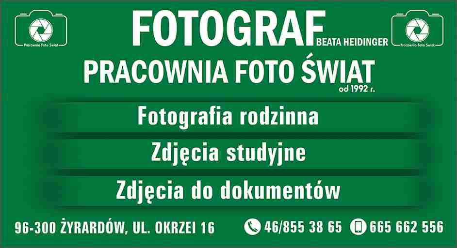 PRACOWNIA FOTOGRAFICZNA FOTO ŚWI@T Beata Heidinger, Fotogragia Rodzinna, studyjna, zdjęcia do dokumentów - studio fotograficzne ŻYRARDÓW studio fotograficzne ŻYRARDÓW